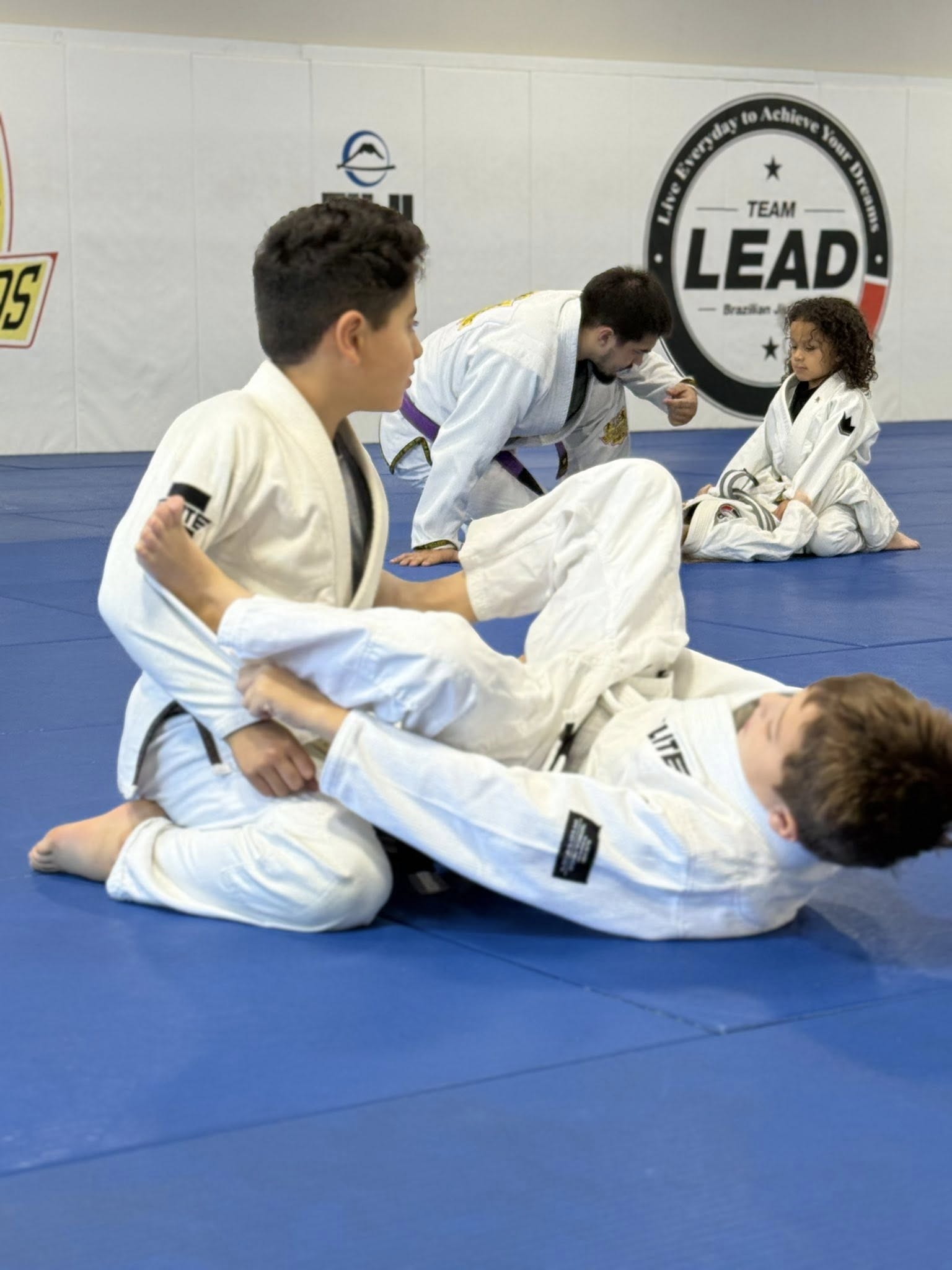 Kids training at Bastos BJJ Midland
