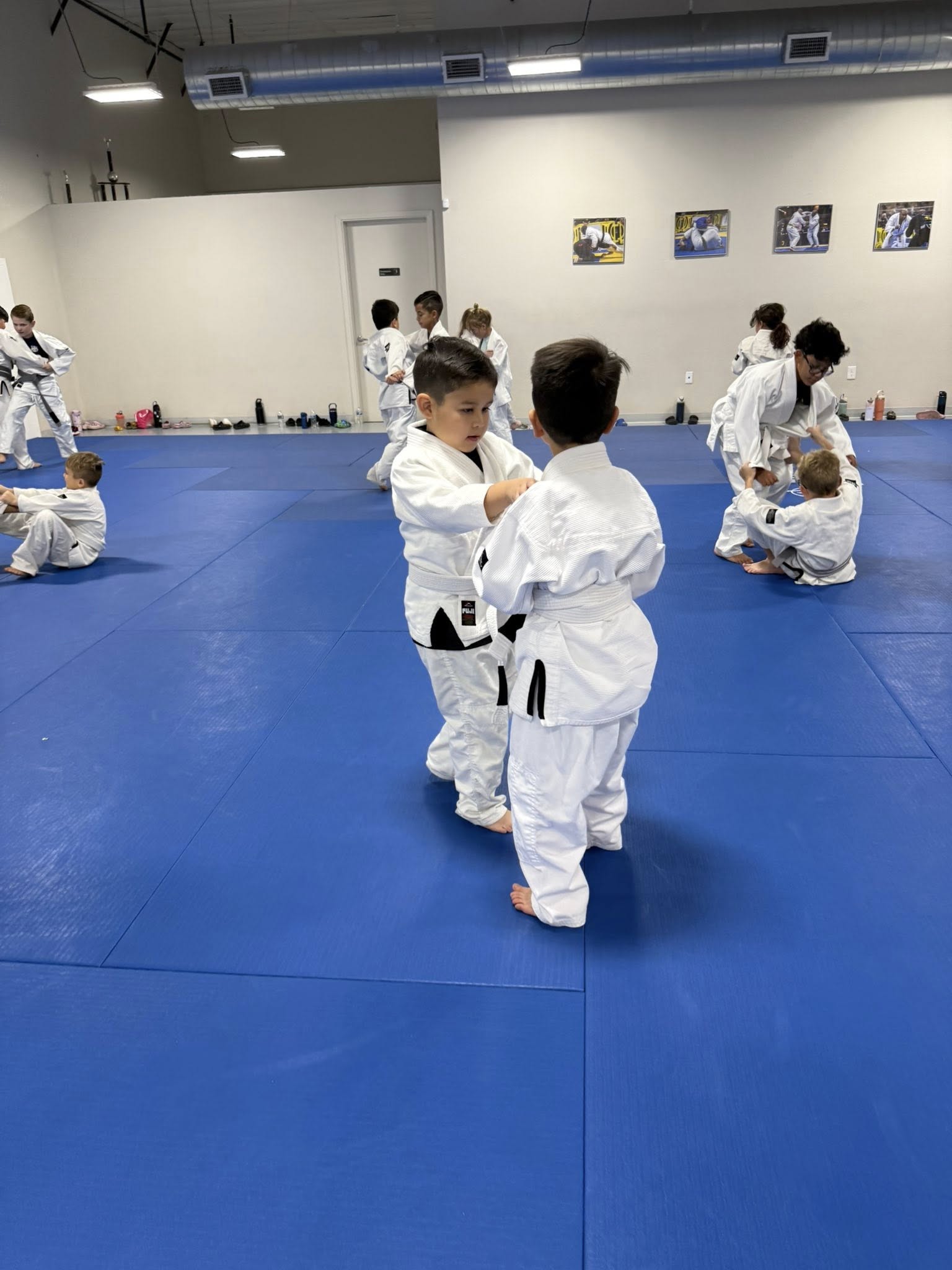 Little kids class at Bastos BJJ Midland