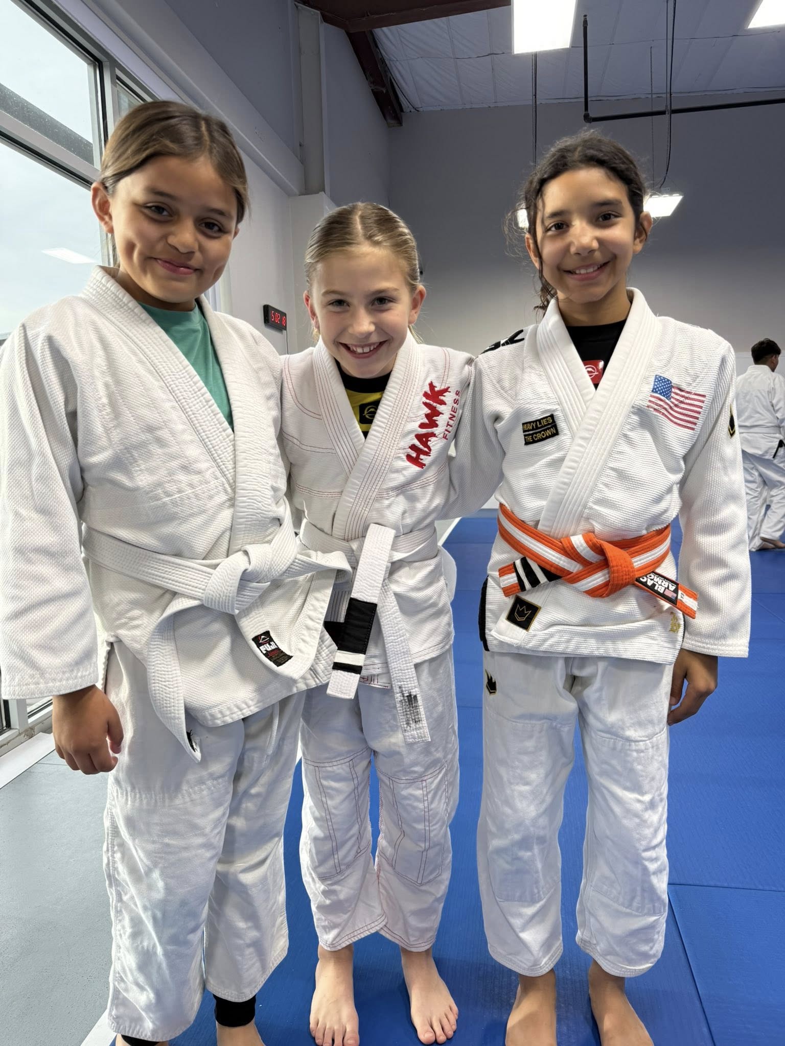 Female students training at Bastos BJJ Midland
